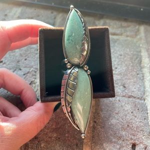Green variscite ring by Aesthetic Arrest